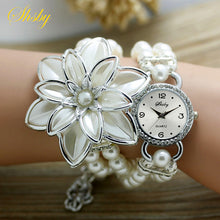 Load image into Gallery viewer, Blue Flower Watch