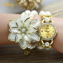 Load image into Gallery viewer, Blue Flower Watch