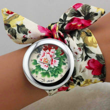 Load image into Gallery viewer, Blue Flower Watch