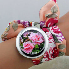 Load image into Gallery viewer, Blue Flower Watch