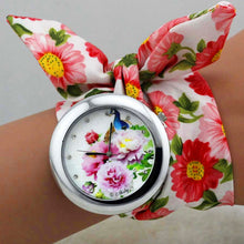 Load image into Gallery viewer, Blue Flower Watch