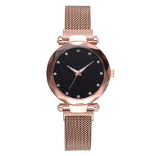 Load image into Gallery viewer, Luxury starry sky Women Watches Rose Gold