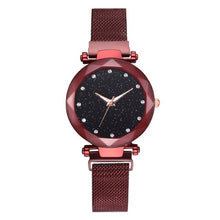 Load image into Gallery viewer, Luxury starry sky Women Watches Rose Gold