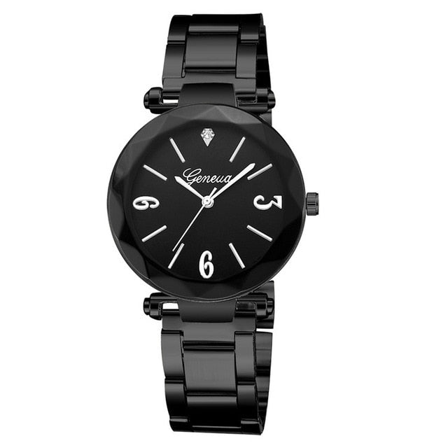 Black Crystal Watch