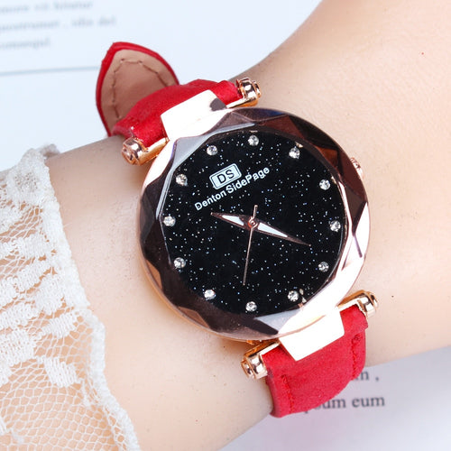 Rose Gold Women's Bracelet Quartz Wrist Watches Ladies Watch