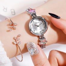 Load image into Gallery viewer, Disu Top Brand Fashion Unique Ladies Star Bracelet Wristwatches Quartz