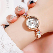 Load image into Gallery viewer, Disu Top Brand Fashion Unique Ladies Star Bracelet Wristwatches Quartz