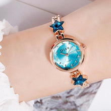 Load image into Gallery viewer, Disu Top Brand Fashion Unique Ladies Star Bracelet Wristwatches Quartz