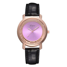Load image into Gallery viewer, Fashion Women Crystal Leather Analog Quartz Wrist Watch