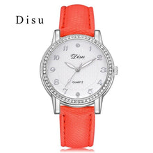 Load image into Gallery viewer, Fashion Ladies Watches Disu Top Brand Women Leather Sport Quartz Watch
